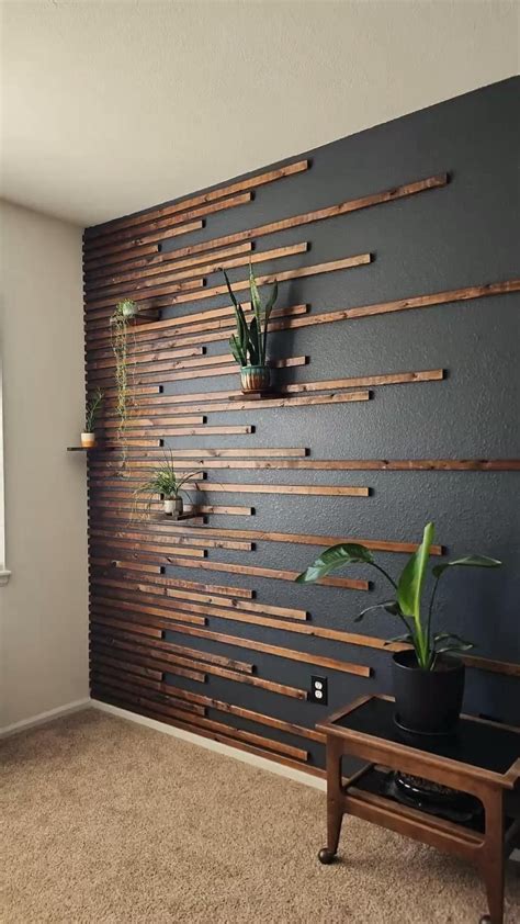 wood slat wall ideas|Wood Slat Wall (Types & Designs Gallery) .